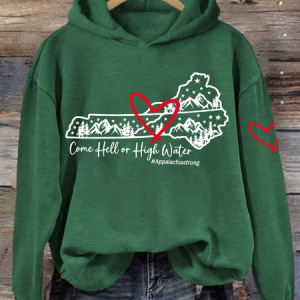 Women's Appalachia Strong Print Sweatshirt, Hoodies&Sweatshirts, Lilicloth.com