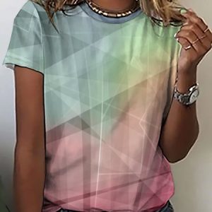 Lilicloth X Paula Geometric Women's T-Shirt, T-shirts, Lilicloth.com