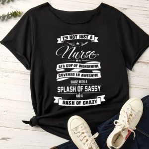 Lilicloth X Cadzart I'm Not Just A Nurse Women's T-Shirt, T-shirts, Lilicloth.com