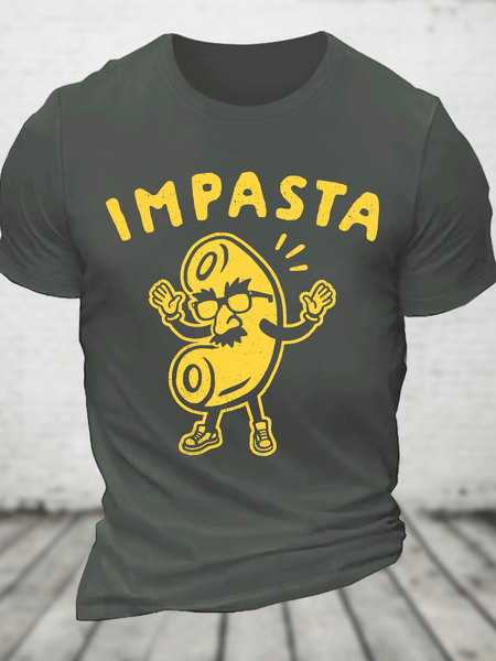 Impasta, Imposter Shirts, Sarcastic Shirts Cotton T-Shirt, T-shirts, Lilicloth.com
