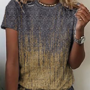 Casual Printing T-Shirt, T-shirts, Lilicloth.com