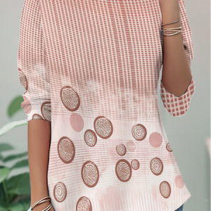 Geometric Long sleeve Shirt, Long sleeves, Lilicloth.com