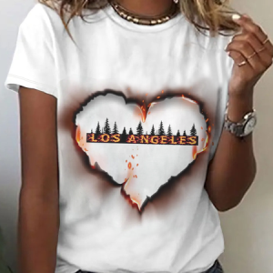 Prayer Los Angeles Fire Top, T-shirts, Lilicloth.com