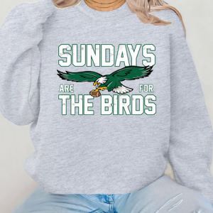Philadelphia Football Sweatshirt,Sundays are for the Birds,Bird Gang Football sunday,Philadelphia Eagls Sweatshirt, Hoodies&Sweatshirts, Lilicloth.com