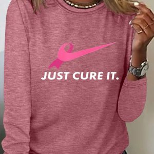 Just Cure It Casual Long Sleeve Shirt, Long sleeves, Lilicloth.com