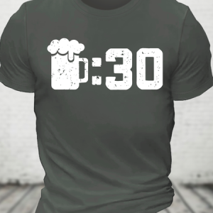 Beer Thirty, St. Patrick's Day, Lucky Green Ireland Cotton T-Shirt, T-shirts, Lilicloth.com