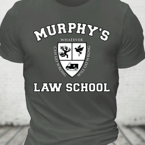 Murphy's Law School Cotton T-Shirt, T-shirts, Lilicloth.com