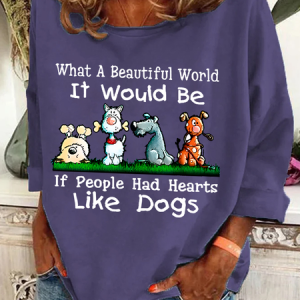 Dog Lovers Casual Sweatshirt, Hoodies&Sweatshirts, Lilicloth.com