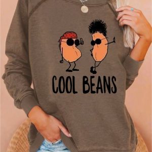 Lilicloth X JI Cool Beans Women's Sweatshirt, Hoodies&Sweatshirts, Lilicloth.com