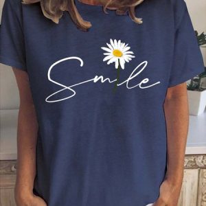 Smile Daisy Women's Short sleeve tops, T-shirts, Lilicloth.com
