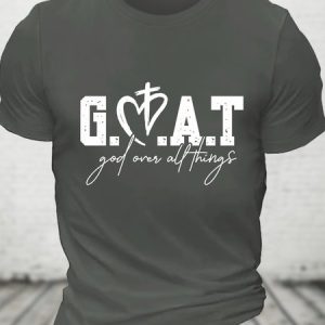 God Over All Things Cotton T-shirt, T-shirts, Lilicloth.com