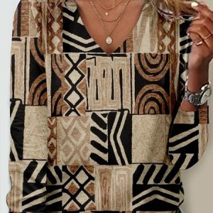 Jersey Casual Long Shirt, Long sleeves, Lilicloth.com