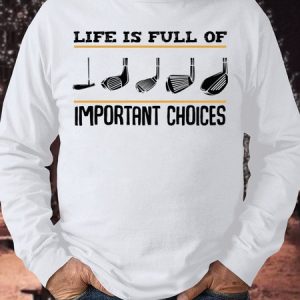 Men's Life Is Full Of Important Choices Funny Graphic Print Loose Casual Text Letters Cotton-Blend Sweatshirt, Hoodies&Sweatshirts, Lilicloth.com