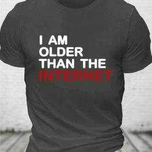 I Am Older Than The Internet Men's Cotton T-Shirt, T-shirts, Lilicloth.com