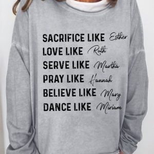 Woman of God Loose Sweatshirt, Hoodies&Sweatshirts, Lilicloth.com