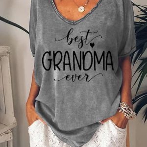 Best Grandma Ever Women's T-Shirt, T-shirts, Lilicloth.com