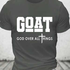 Goat God Over All Things Cotton T-shirt, T-shirts, Lilicloth.com