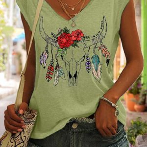 goat women’s Animal Casual Cotton-Blend Tank & Cami, Tank Tops, Lilicloth.com