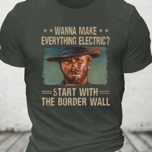 The Border Wall Cotton T-Shirt, Tops, Lilicloth.com