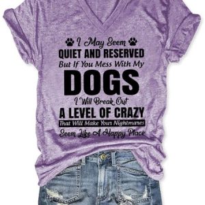 I May Seem Quiet And Reserved Women's Short Sleeve T-Shirt, T-shirts, Lilicloth.com