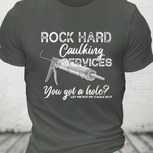 Rock Hard Caulking Services Retro Cotton T-shirt, T-shirts, Lilicloth.com