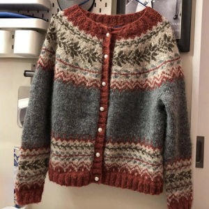 Stand Collar Wool/Knitting Vintage Sweater, Sweaters, Lilicloth.com