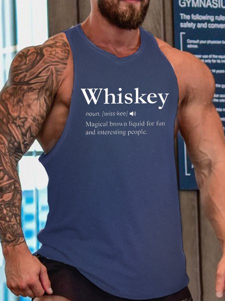 Whiskey Men's, Tank Tops, Lilicloth.com