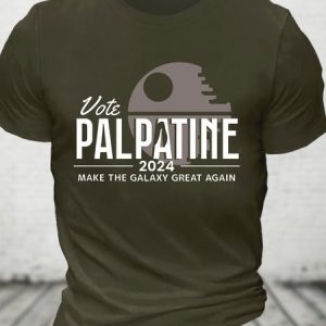 Vote Palpatine 2024 Make The Galaxy Great Again Cotton T-shirt, T-shirts, Lilicloth.com