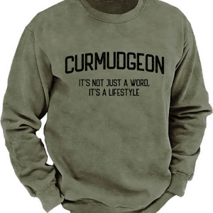 Curmudgeon It's Not Just A Word, It's A Lifestyle Sweatshirt, Hoodies&Sweatshirts, Lilicloth.com