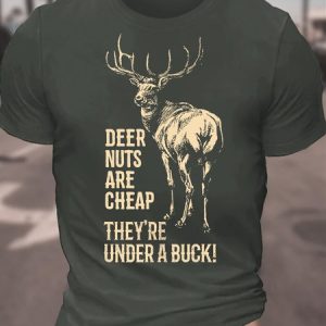 Hunting And Fishing Lovers Men's Cotton T-Shirt, T-shirts, Lilicloth.com