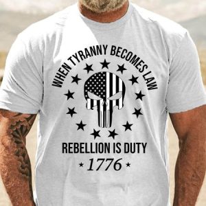 Men's Crew Neck Casual T-shirt, T-shirts, Lilicloth.com