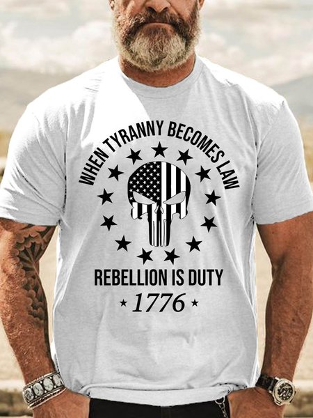 Men's Crew Neck Casual T-shirt, T-shirts, Lilicloth.com