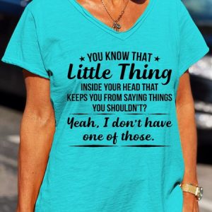 You Know That Little Thing Women's Short Sleeve T-Shirt, T-shirts, Lilicloth.com