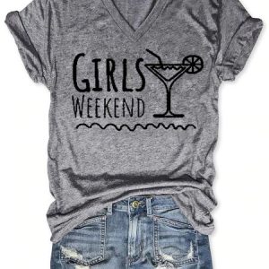 Girls Weekend Women's T-Shirt, T-shirts, Lilicloth.com