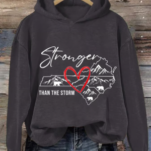 Women's Appalachia Strong Print Casual Hoodie, Hoodies&Sweatshirts, Lilicloth.com