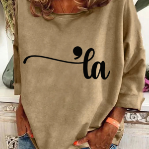 Funny Comma La Kamala Harris Punctuation La Election Vote Casual Sweatshirt, Hoodies&Sweatshirts, Lilicloth.com