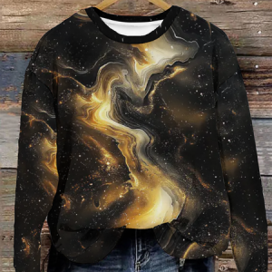 Golden Streamer Sweatshirt, Hoodies&Sweatshirts, Lilicloth.com