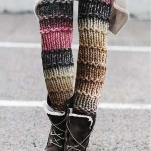Women's Vintage Plaid Cotton All Season Long Leggings, JustFashionNow Leggings, color:Multicolor|size:5XL,