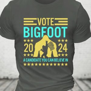 Funny Bigfoot for President Cotton T-shirt, T-shirts, Lilicloth.com