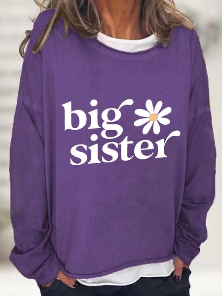 Big Sister Casual Sweatshirt, Hoodies&Sweatshirts, Lilicloth.com