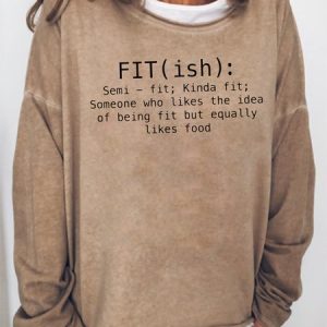 Fit-ish Definition Sweatshirts, Hoodies&Sweatshirts, Lilicloth.com