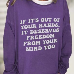 Out Of Your Hands Casual Sweatshirt, Hoodies&Sweatshirts, Lilicloth.com