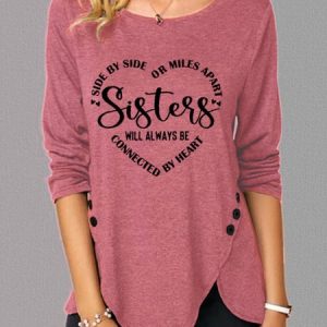 Sisters Women's Long Sleeve T-Shirt, Long sleeves, Lilicloth.com