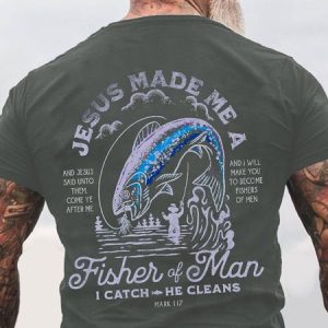 Christian Shirts For  Christian Fisher Back Cotton T-shirt, T-shirts, Lilicloth.com