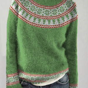 Christmas Icelandic sweater, Sweaters, Lilicloth.com