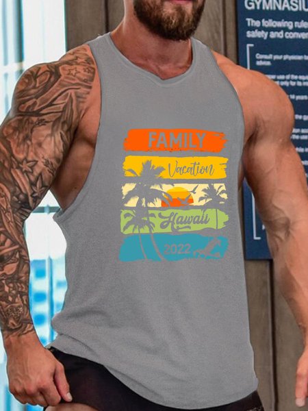Family Vacation Men's Sleeveless Tank Top, Tank Tops, Lilicloth.com