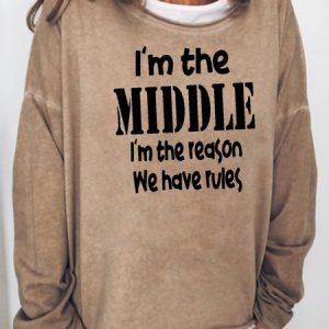I'm The Middle Sweatshirt, Hoodies&Sweatshirts, Lilicloth.com