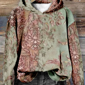 Women's 3D Printing Spring/Fall Long Sleeve Vintage Daily Hoodie, JustFashionNow Sweatshirts & Hoodies, color:As Picture|size:5XL,