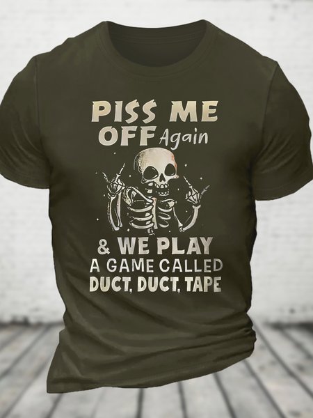 Piss Me Off Cotton T-shirt, T-shirts, Lilicloth.com