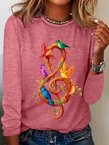 The Sound Of Nature Casual Long Sleeve Shirt, Long sleeves, Lilicloth.com
